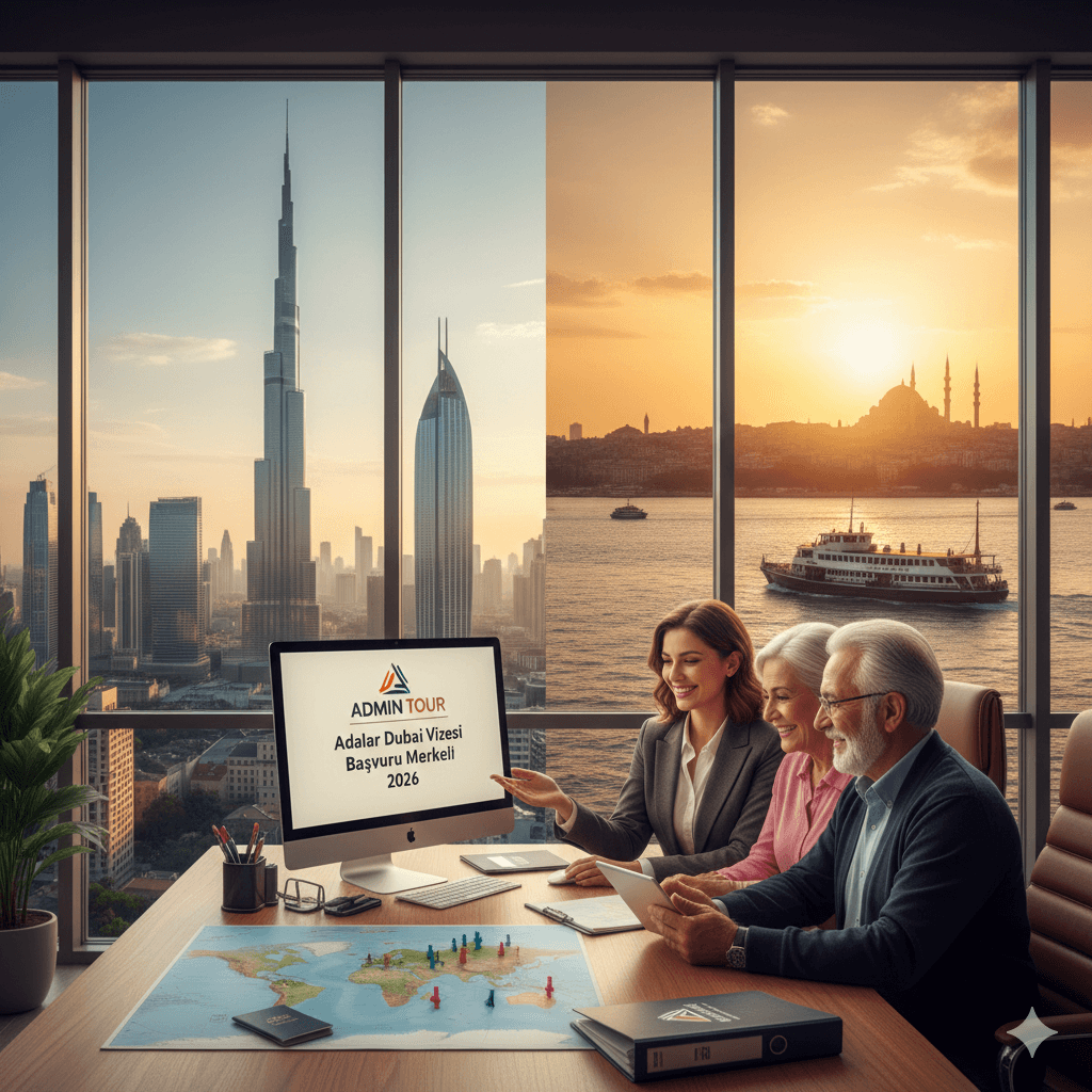 Adalar Dubai Vizesi Başvuru Merkezi | 2026 Online Vize - Admin Tour